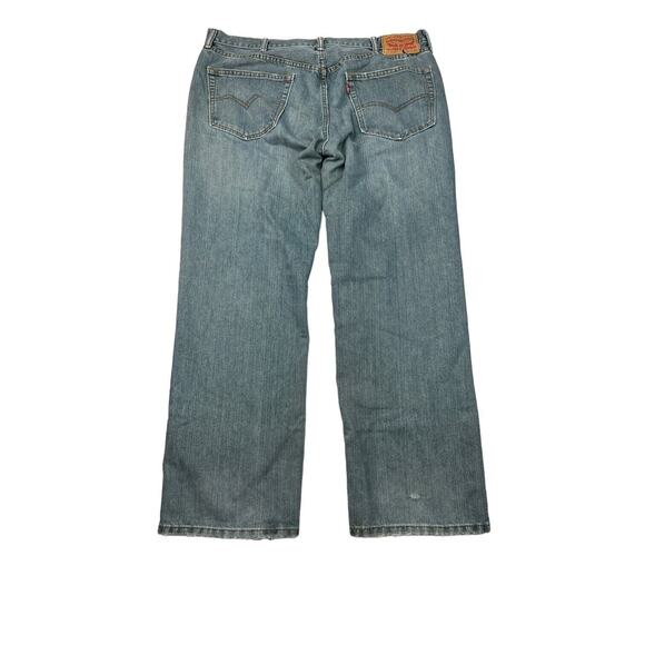 Levi’s 559 Relaxed Straight Jeans Sub Zero Medium Wash FLAW Mens 33x30 - Picture 2 of 9